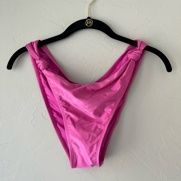 💖KENDALL + KYLIE RASPBERRY PINK STRAPLESS BIKINI TOP & BOTTOMS SET XL - Picture 8 of 9